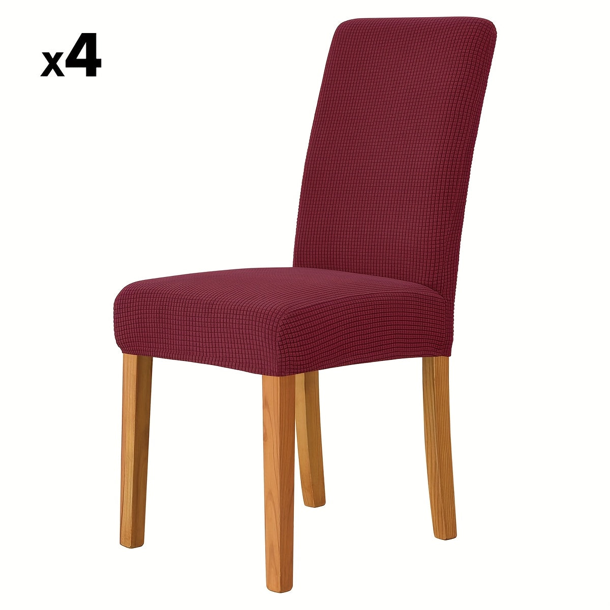 Dining Chair Covers Stretch Velvet Elastic Fit