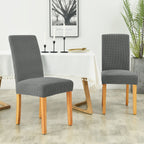 Dining Chair Covers Stretch Velvet Elastic Fit