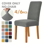 Dining Chair Covers Stretch Velvet Elastic Fit