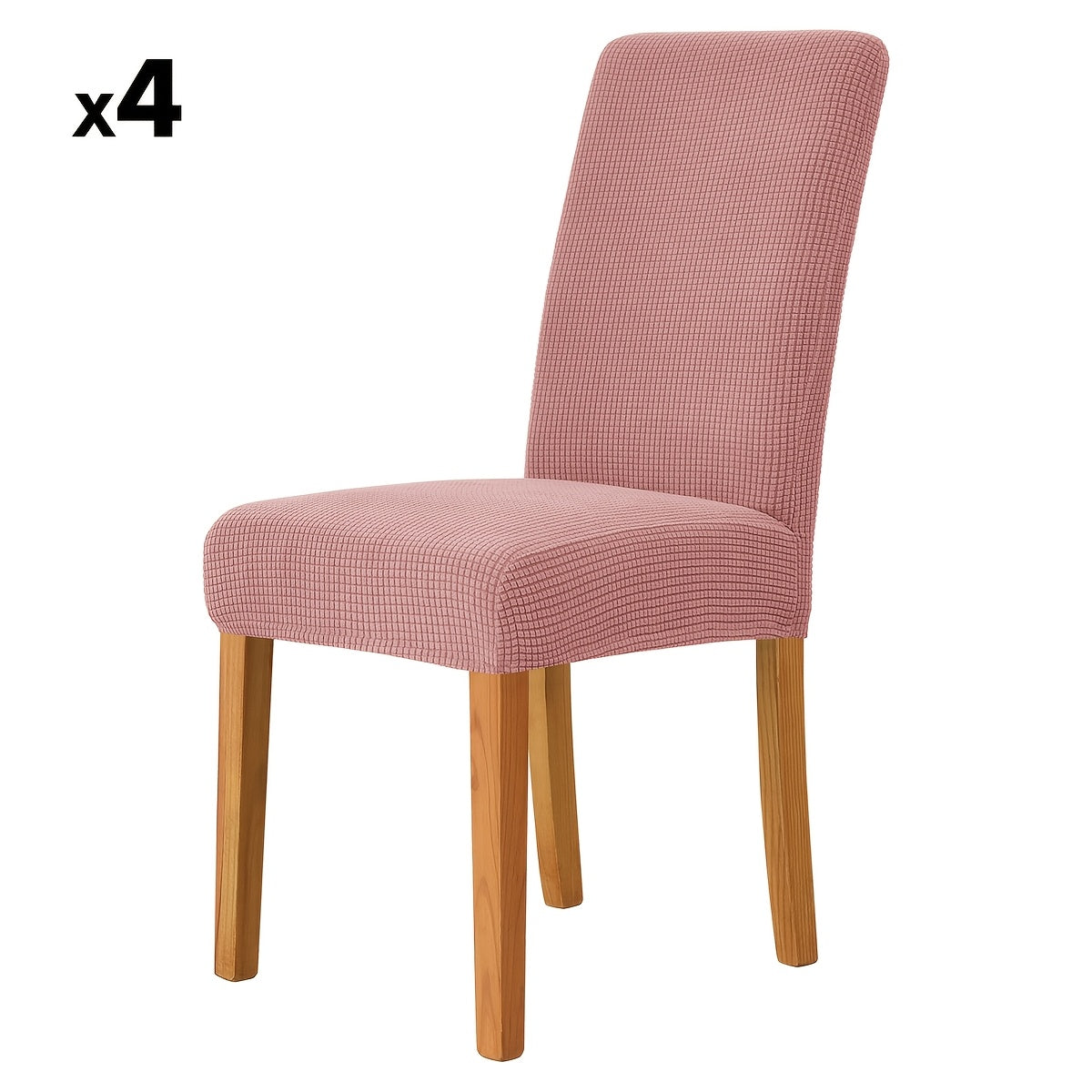 Dining Chair Covers Stretch Velvet Elastic Fit