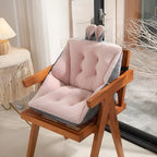 Dining Chair Cushion Thick Tufted Velvet Non-Slip Removable Washable Cover