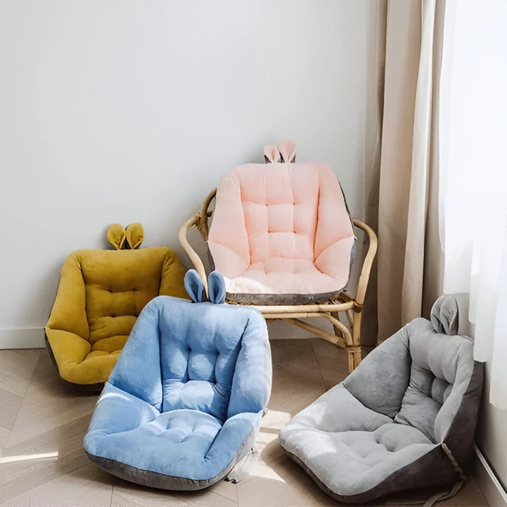 Dining Chair Cushion Thick Tufted Velvet Non-Slip Removable Washable Cover