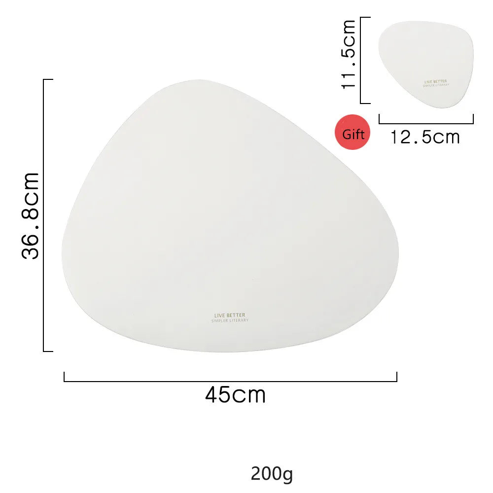 Dining Placemat PU Leather Heat-Resistant Waterproof