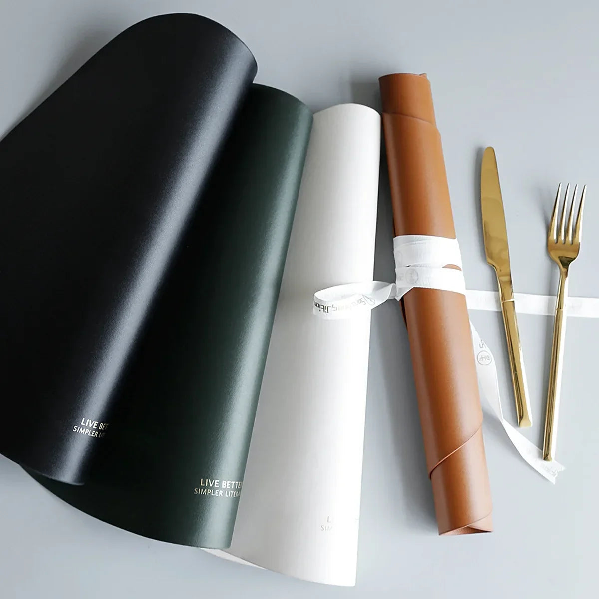 Dining Placemat PU Leather Heat-Resistant Waterproof