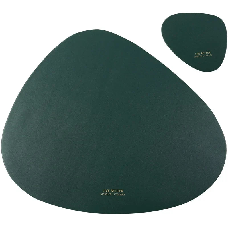 Dining Placemat PU Leather Heat-Resistant Waterproof