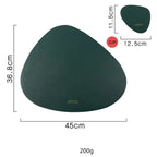 Dining Placemat PU Leather Heat-Resistant Waterproof