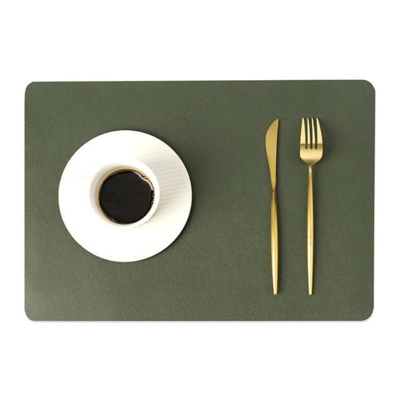 Dining Placemats PU Leather Waterproof Non-Slip