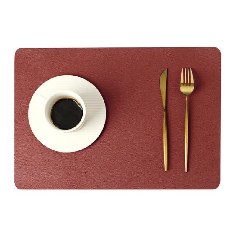 Dining Placemats PU Leather Waterproof Non-Slip