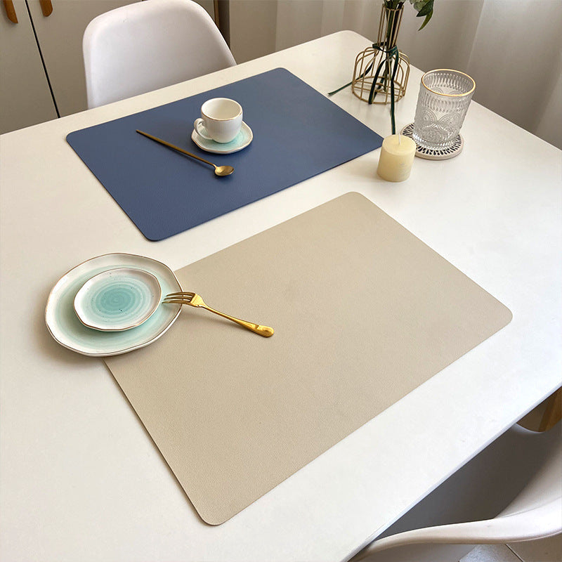 Dining Placemats PU Leather Waterproof Non-Slip