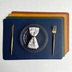 Dining Placemats PU Leather Waterproof Non-Slip