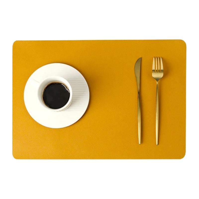 Dining Placemats PU Leather Waterproof Non-Slip