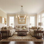 Dining Room Chandelier Vintage Crystal Adjustable Height