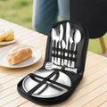 Dining Set Compact & Lightweight Includes Tongs