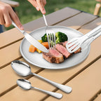 Dining Set Compact & Lightweight Includes Tongs