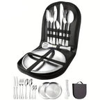 Dining Set Compact & Lightweight Includes Tongs