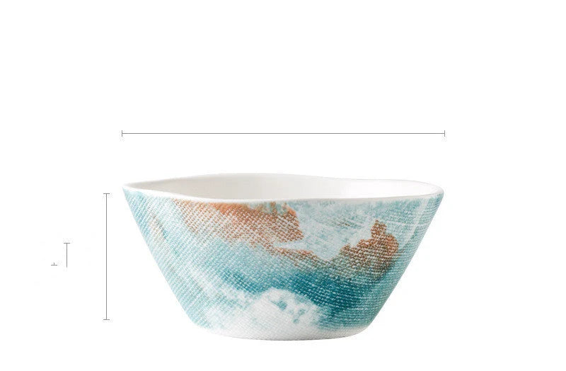 Dinnerware Set Ceramic Nordic Minimalist