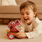 Dino Truck Push-Activated Obstacle-Ready Wheels