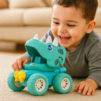 Dino Truck Push-Activated Obstacle-Ready Wheels