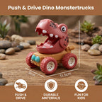 Dino Truck Push-Activated Obstacle-Ready Wheels