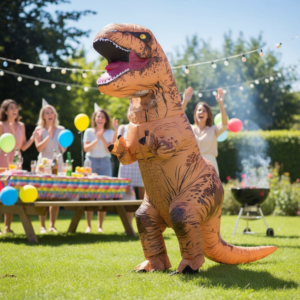 Dinosaur Costume Inflatable Full-Body Built-In Blower