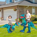 Dinosaur Costume Quick Inflate Durable Kids & Adults