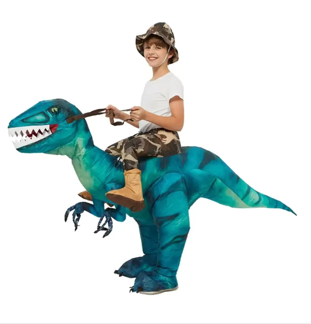 Dinosaur Costume Quick Inflate Durable Kids & Adults