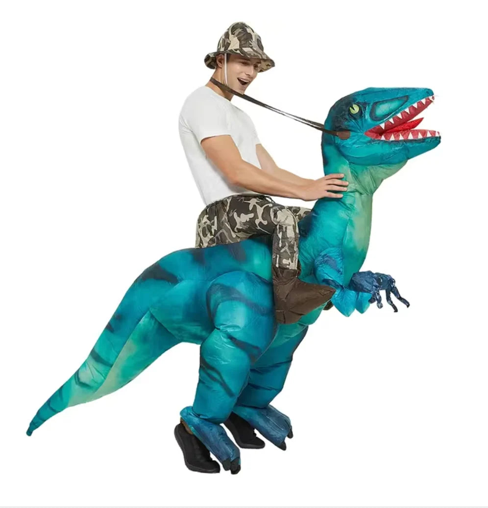 Dinosaur Costume Quick Inflate Durable Kids & Adults
