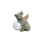 Dinosaur Statue Solar-Powered Resin Moonlight Glow