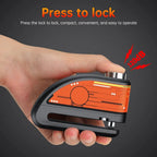 Disc Brake Lock 120dB Alarm Aluminum Alloy IP67 Waterproof