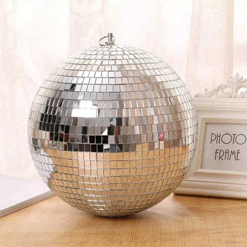 Disco Ball Glass Mirror Finish & Motor Option