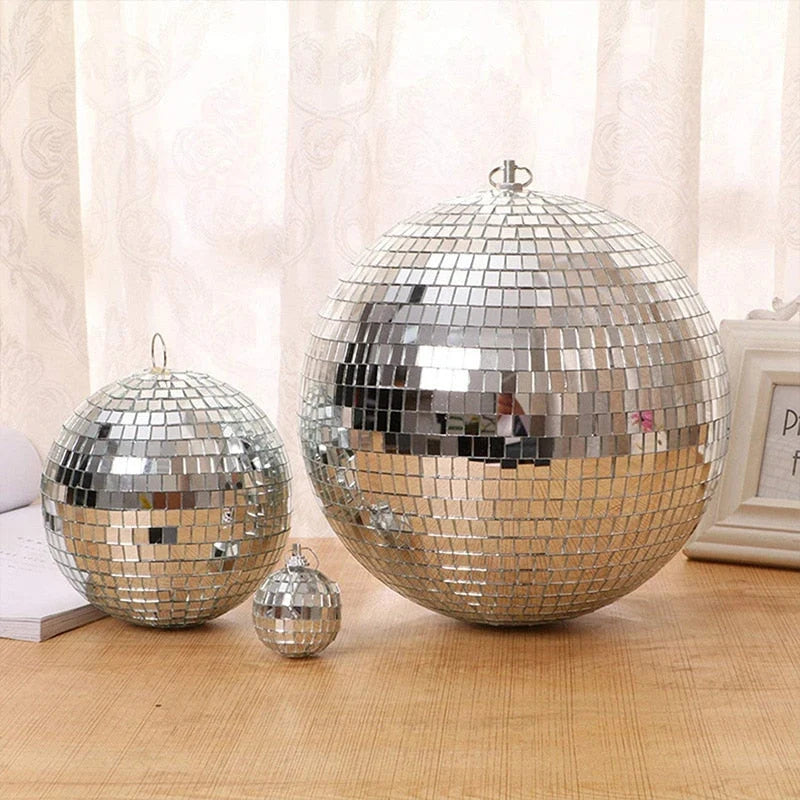 Disco Ball Glass Mirror Finish & Motor Option
