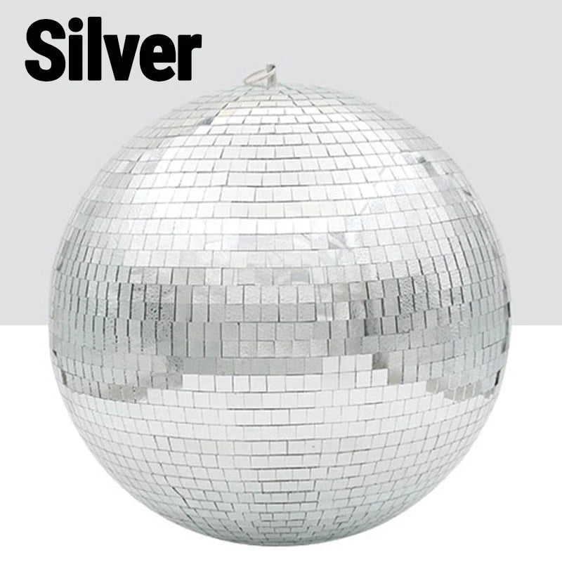 Disco Ball Glass Mirror Finish & Motor Option