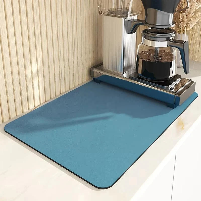 Dish Drying Mat Diatom Mud Quick-Dry Non-Slip