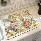 Dish Drying Mat Diatom Mud Quick-Dry Non-Slip