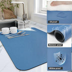 Dish Drying Mat Diatomaceous Earth Quick-Dry