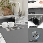 Dish Drying Mat Diatomaceous Earth Quick-Dry