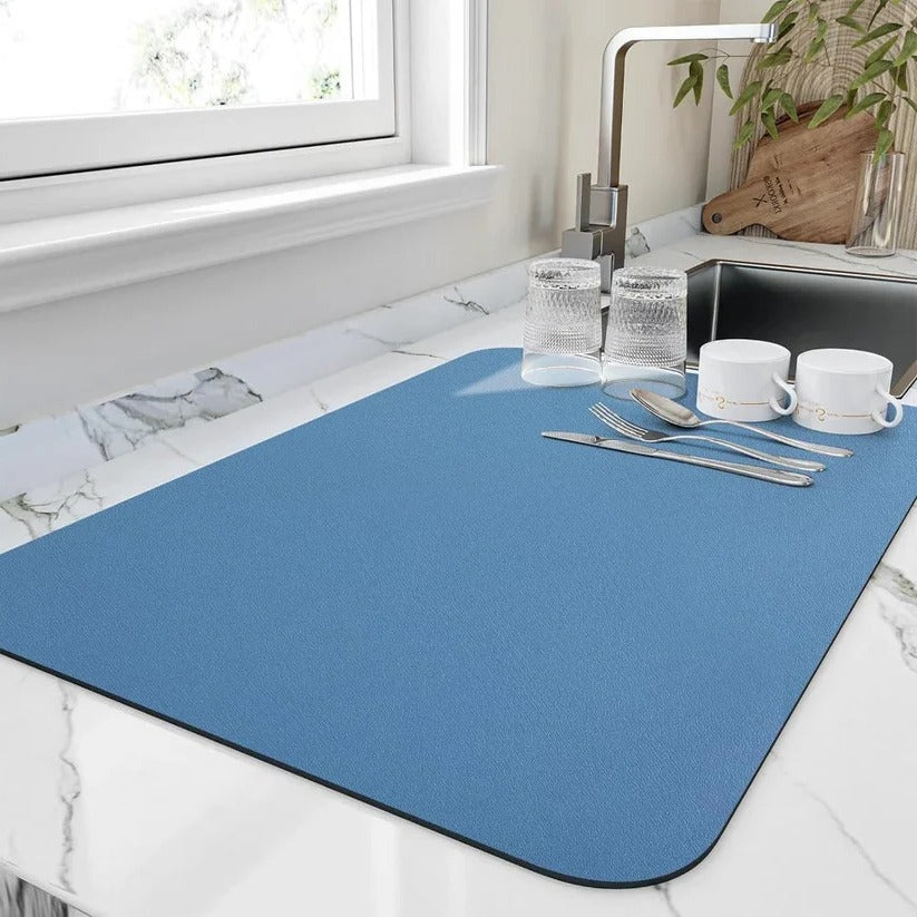 Dish Drying Mat Quick-Dry Porous Microfiber