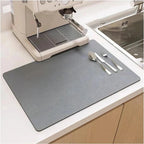Dish Drying Mat Quick-Dry Porous Microfiber