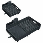 Dish Drying Rack Expandable Drainage Channel & Cutlery Holder