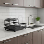 Dish Rack Foldable Stainless Steel Quick-Drain