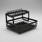 Dish Rack Foldable Stainless Steel Quick-Drain
