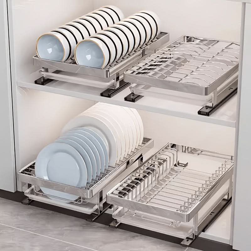 Dish Rack Space-Saving Reinforced Steel