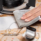 Dishcloth Metal Wire Diamond Mesh Scratch-Free