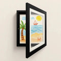Display Frame A4 Magnetic Latch Stores 150 Sheets