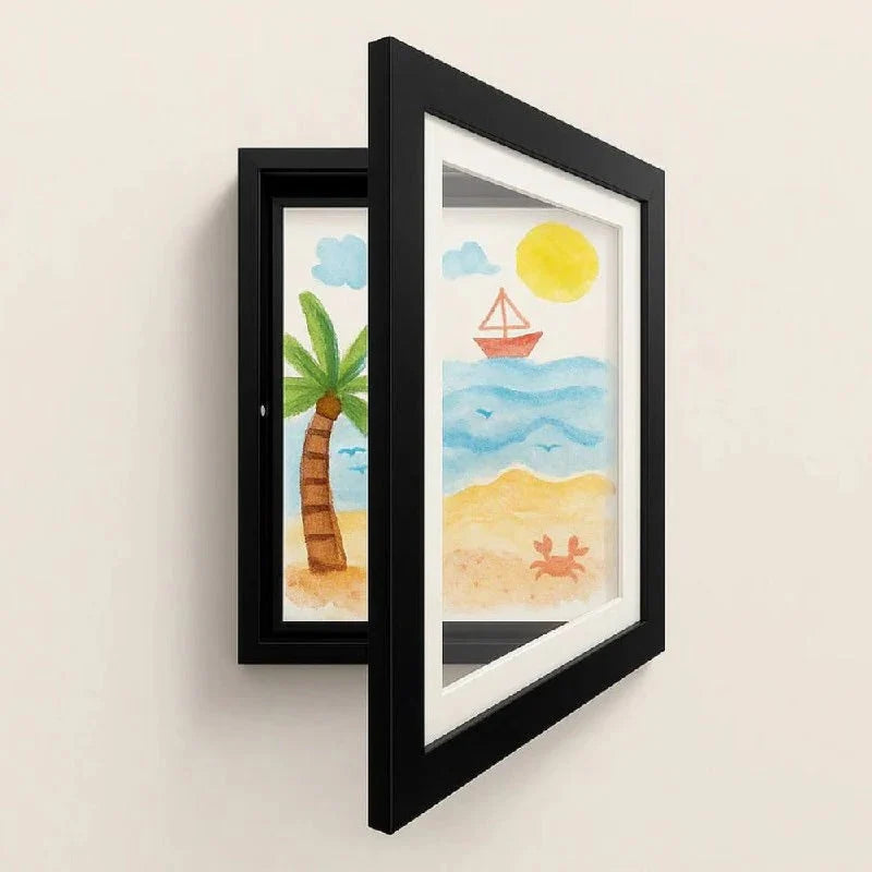 Display Frame A4 Magnetic Latch Stores 150 Sheets