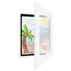 Display Frame A4 Magnetic Latch Stores 150 Sheets