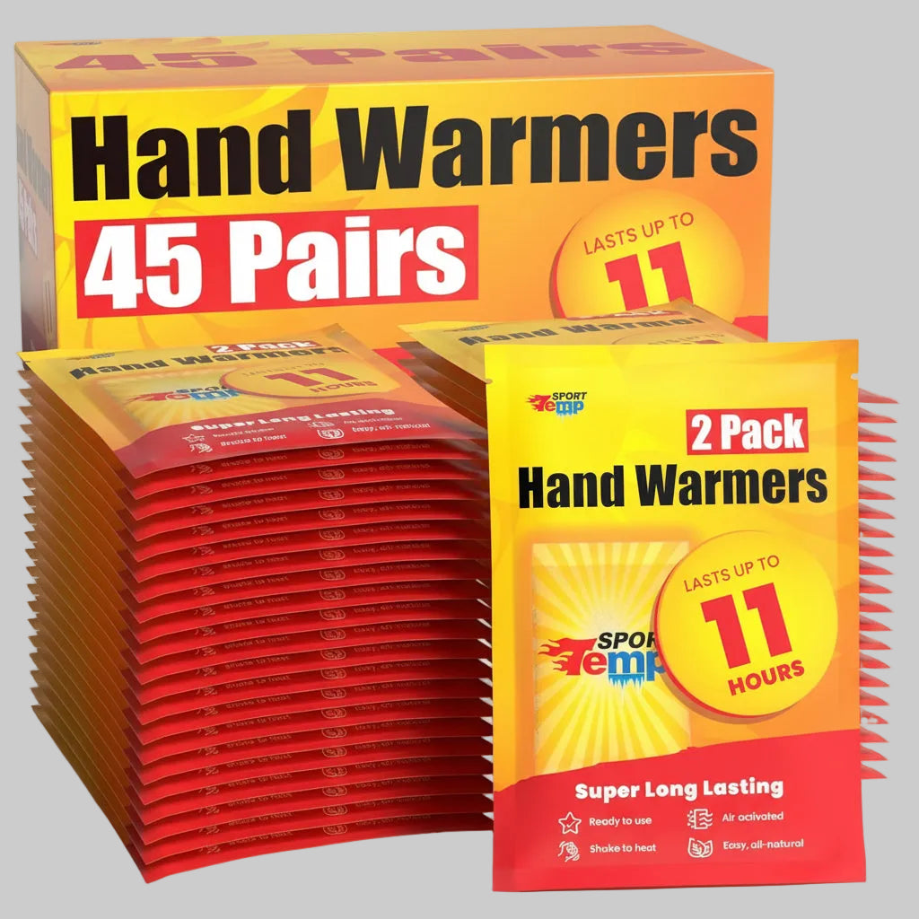 Disposable Hand Warmers Up To 11 Hours Pocket-Sized