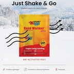 Disposable Hand Warmers Up To 11 Hours Pocket-Sized