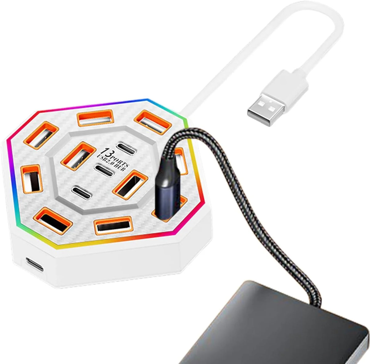 Docking Station 13 Ports USB & Type-C