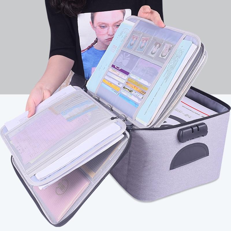 Document Case Lockable & Waterproof Multi-Compartment